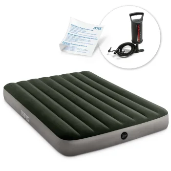 Intex 64108-68612 Airbed with Pump, 191x137x25 cm