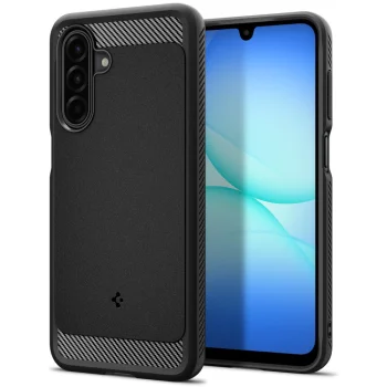 Spigen Rugged Armor Case for Samsung Galaxy A17 Matte Black