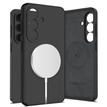 Tech-Protect Silicone MagSafe Case for Samsung Galaxy S26+, Black