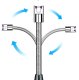 Rechargeable Electric Lighter USB with Flexible Neck for Candles and Fireplaces, black silver