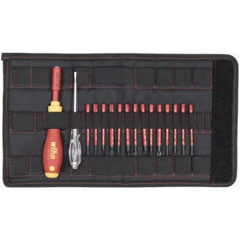 Wiha slimVario 2831T16 Screwdriver and Bit Set, 17 pcs