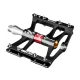 Rockbros JT410 Bicycle Pedals with 4 Bearings, Black