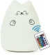 Bakalu Silicone LED Night Light for Kids Kitten, White