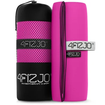 4FIZJO Quick-Drying Microfiber Towel 130 x 75 cm, Pink