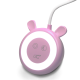LTC LED Bear Night Light for Kids, 3W 1200mAh Rechargeable Nursery Lamp, Pink
