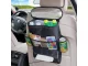 Car Seat Back Organizer with Cooler Bag, Black