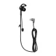 Ejeas HIFI-R7 In-Ear Headphones for Referees with Type-C, Black