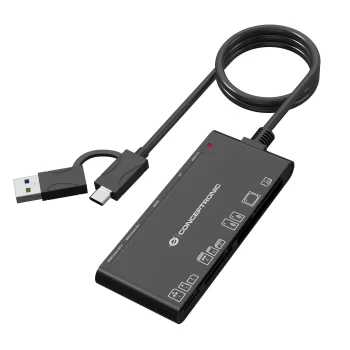Conceptronic BIAN10B 7-in-1 USB 3.0 Card Reader Black