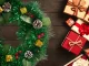Christmas Wreath with Decorations, 30 cm