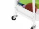 Metal Rolling Storage Cart, 3 Tiers, White