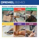 Dremel 8240 12V 2.0 Ah Cordless Multi-Tool, 65 Accessories