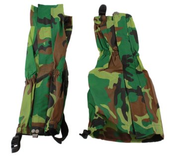 Camo Gaiters for hunting and fishing
