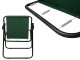 Lightweight Folding Camping Chair with Backrest, Green