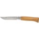 Opinel No. 08 Pocket Knife Oak Wood
