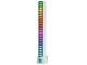 USB RGB LED Light Bar with Sound Reaction, Built-in Battery, White