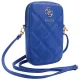 Guess Zip Quilted 4G Phone Bag, Blue