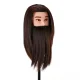 Gabbiano WZ4 Men\'s Hairdressing Training Head with Beard Synthetic 27 cm 4H