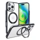 Torras Ostand R Fusion Case for iPhone 16 Pro, Black