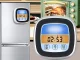 Digital Kitchen Meat Thermometer with Probe Black-Silver