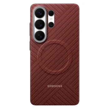 Samsung Carbon Magnet Case for Samsung Galaxy S26 Ultra, Red