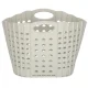 Collapsible Laundry Basket with Handles, Grey