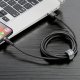Baseus Cafule USB Apple Lightning Data Charging Cable 1,5A 2m, Gray / Black