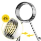 4Fizjo Spring Collars for 50 mm Olympic Barbell, 2 pcs, Silver