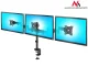 Maclean MC-691 Desk Mount for 3 Monitors, 13\"-27\", 8kg