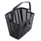 Wozinsky WKR-PK Plastic Handlebar Bicycle Basket, 25 L, Black