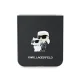Karl Lagerfeld Saffiano Metal Pin Case for Samsung Galaxy Z Flip 6, Black