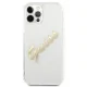 Guess iPhone 12 Pro Max Case Vintage Script, Transparent