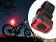 Rear Bicycle Light 14 LED USB Rechargeable Red Light, Black