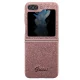 Guess Samsung Galaxy Z Flip 5 Case Glitter Script, Pink
