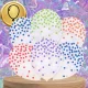 Bakalu Large Transparent Balloons with Colorful Dots, 6 pcs.