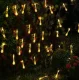 Solar garden string lights, 100 LED bulbs, 10 m, warm white, black