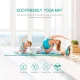 4Fizjo 832 TPE Anti-Slip Yoga and Exercise Mat 180x60x1 cm, Green