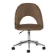 4Rico Arco Swivel Chair, Velour, Brown
