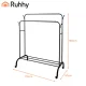 Ruhhy Rolling Clothes Rack, Black