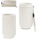 Toothbrush And Toothpaste Case, White