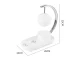 Moon RGB Night Light with 10W Wireless Charger and Bluetooth Speaker