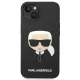 Karl Lagerfeld Silicone Karl\'s Head Case for iPhone 14 Plus, Black