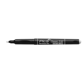 Permanent Marker Pica INSTANT 532, Bullet Tip 1–2 mm, White