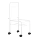White Pedicure Footbath Stand on Wheels
