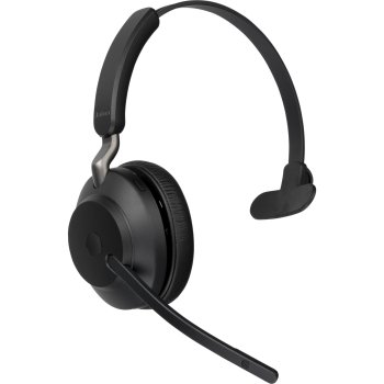 Jabra Evolve2 65 UC Mono Bluetooth Headset, USB-A, Black