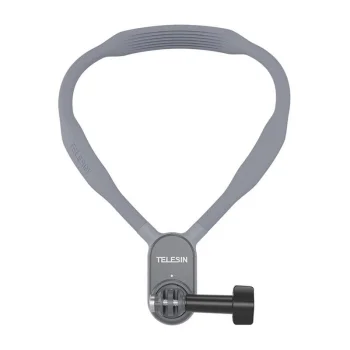 Telesin Magnetic Neck Mount for Action Cameras and Phones TE-HNB-002, Gray