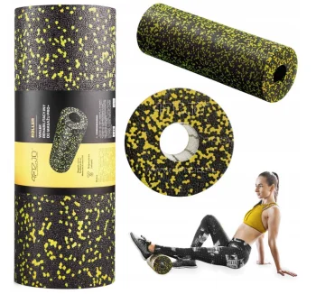 4FIZJO EPP Massage Roller 45 cm Black/Yellow