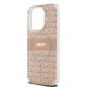 DKNY IML Mono & Stripe MagSafe dėklas iPhone 14 Pro Max telefonui, rožinis