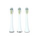 Huslog Sonic Toothbrush Replacement Heads 3 Pack, white