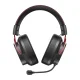 QCY Heroad VT200 Tri-Mode Wireless Gaming Headphones, Black/Red