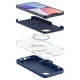 Spigen Silicone Fit Mag Case with MagSafe for iPhone 14 Plus, Blue